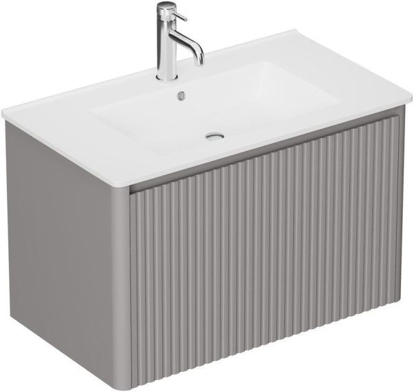 Тумба под раковину Allen Brau Gravity 80 1.370017.PGM платина матовый