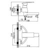 Смеситель Ledeme L3170 хром