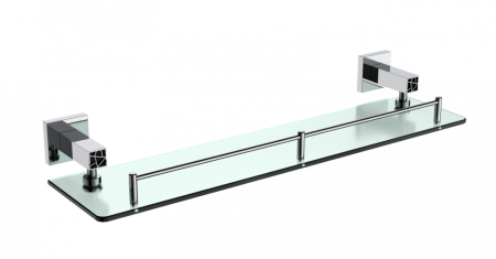 Полка стелянная 88611-1, Хром