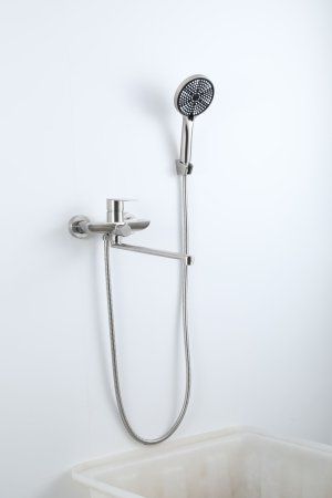 Смеситель для ванны Frap F22806, однорычажный, сатин