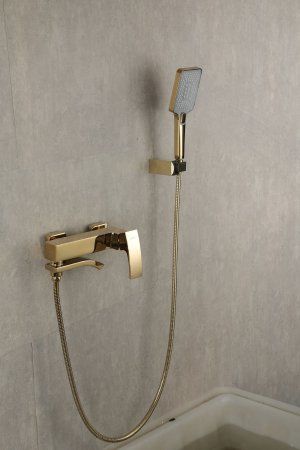 Смеситель для ванны Gappo G3207-3, однорычажный, золото