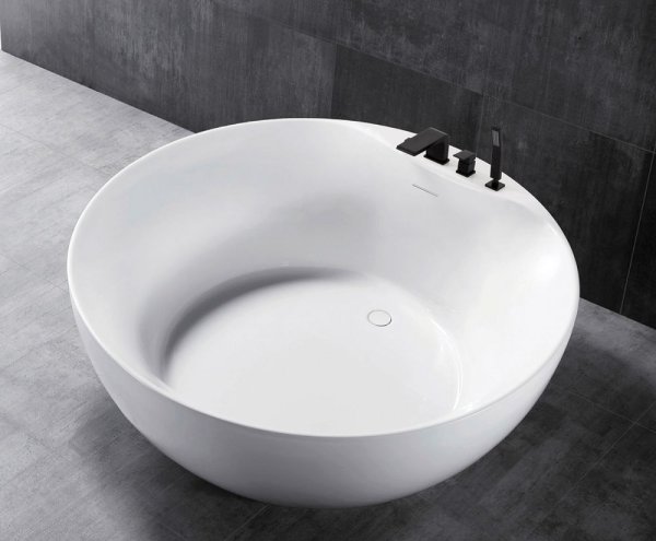Акриловая ванна ABBER AB9280 150x150 белый