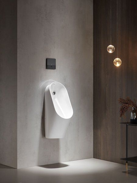 Клавиша смыва для писсуара ARROW AG7107AB, сенсор, стекло, черный