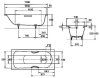 Ванна стальная Kaldewei Saniform Plus 371-1 170x73 см Anti-slip + Easy-clean