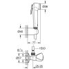 Гигиенический душ Grohe Tempesta-F 26357000 с вентилем
