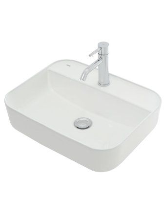 Раковина настольная с отверстием под смеситель AQUAme AQM5001 AQM5001, 505x400x135