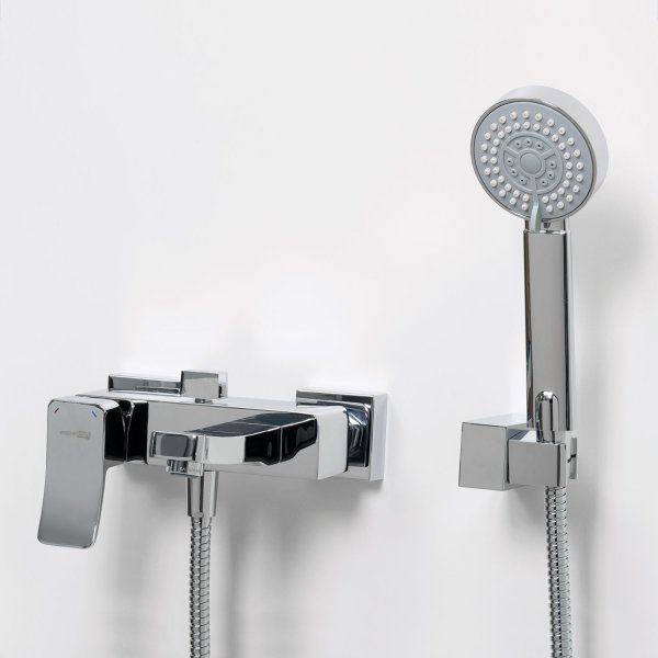 Смеситель для ванны WasserKRAFT Aller 1060 1061 с душевым гарнитуром, хром