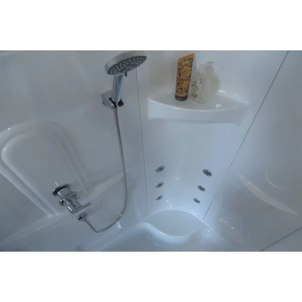 Душевая кабина 120x80x217 см Royal Bath RB8120BK2-T-R прозрачное
