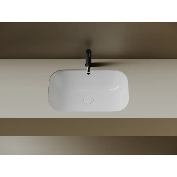 Раковина Ceramicanova Era CN15007 61,5x40,5 см, встраиваемая снизу, белый