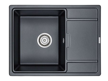 Мойка для кухни кварц Paulmark Weimar PM216550-BLM, черный металлик