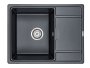 Мойка для кухни кварц Paulmark Weimar PM216550-BLM, черный металлик