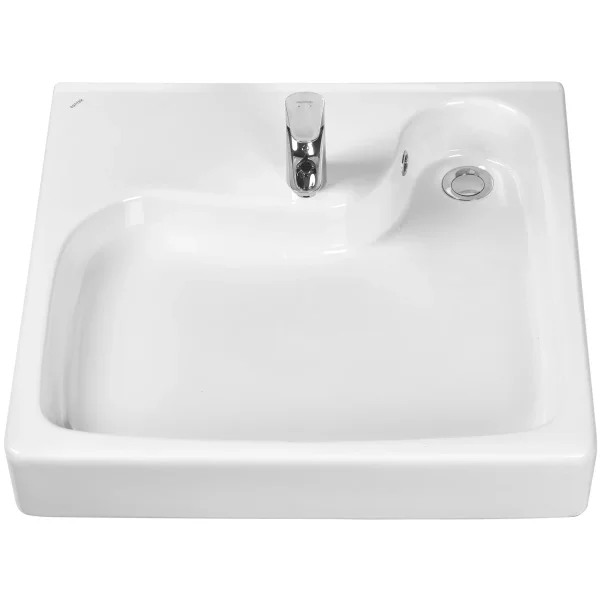 Раковина Santek Клио 1WH501785 63x61 см, над стиральной машиной, с кронштейнами и сифоном, белый