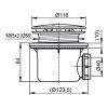 Сифон для поддона Ravak Professional 90 X01309 хром