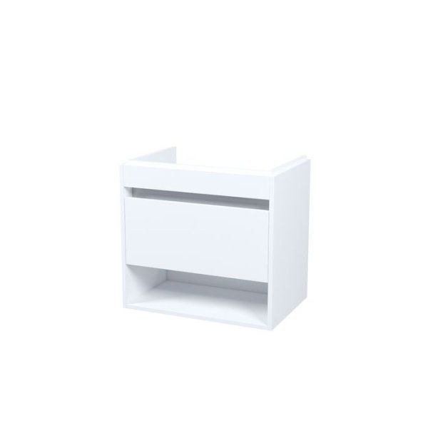 Тумба подвесная, с нишей, 60 см, белый, Zodiac X, IDDIS, ZDX60WNi95 подходит умыв. 4076000i28