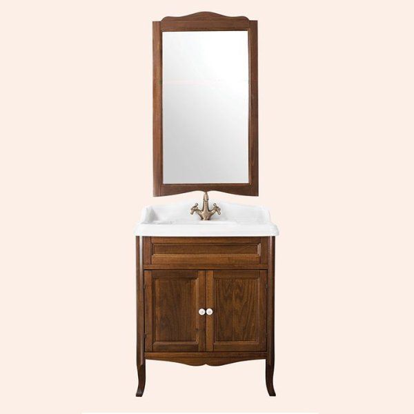 Тумба с раковиной Tiffany World Veronica Ver 66 noce/cer 66 орех/керамика