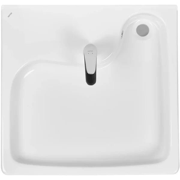 Раковина Santek Клио 1WH501785 63x61 см, над стиральной машиной, с кронштейнами и сифоном, белый