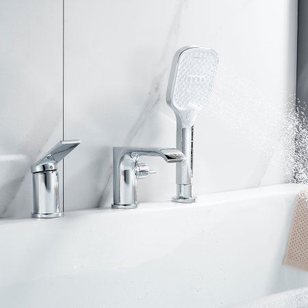 Смеситель для ванны однорычажный  Shevanik S4112, Хром