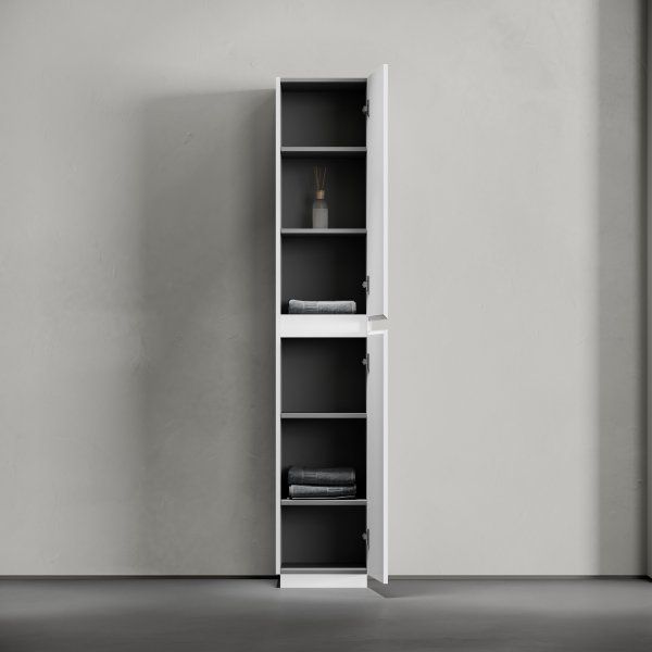 Шкаф-пенал SANCOS Libra Floor напольный, белый глянец, 350х300х1870 мм,   PLB35FW