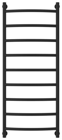 Полотенцесушитель водяной Сунержа Галант+ 31-0200-1250 1200x500 черный матовый