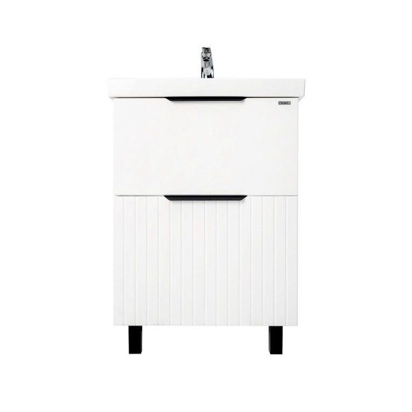 Тумба VIANT "Сицилия" MODUO 50 2 ящика белая 380x470x820 (VSIC50MDBEL-T2Y)