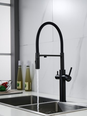 Смеситель для кухни Shevanik S478H, Черный