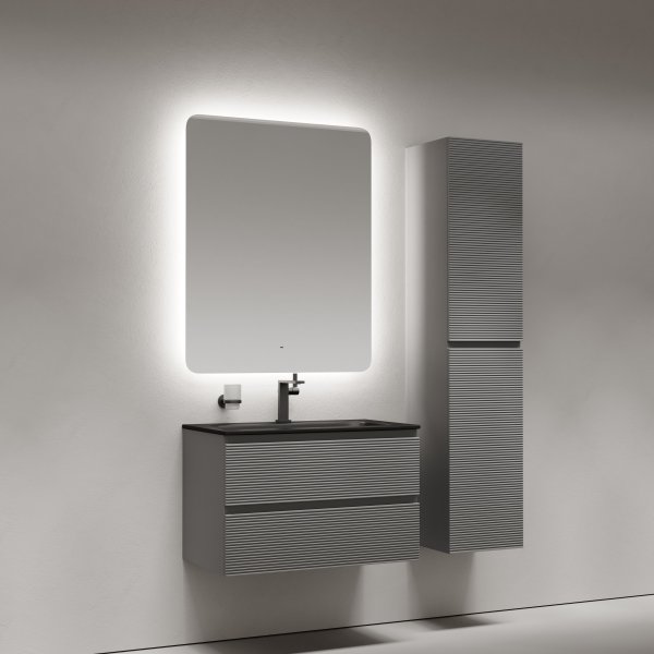 Зеркало для ванной комнаты SANCOS Ray 800х1000 c подсветкой,  RA800