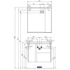 Шкаф-зеркало Aquaton Стоун 1A228302SX010 80 белый