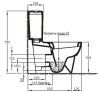 Унитаз-компакт Jacob Delafon Ove 19974W-00 микролифт