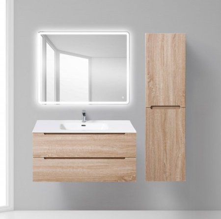 Мебель для ванной BelBagno Etna ETNA-1000-2C-SO-WO-P 100 Rovere Bianco