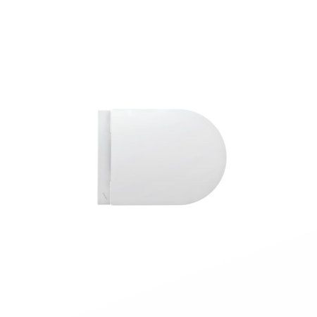 PRO Унитаз подвесной Rimless, укороченный 49 см, с глубоким смыванием, цвет белый,покрытие LCC