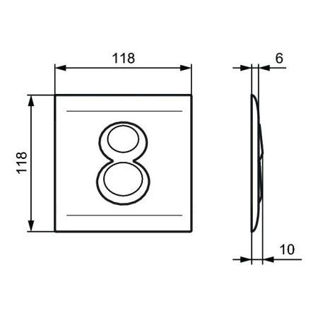Кнопка смыва Ideal Standard ProSys Septa Pro R0136AC белый