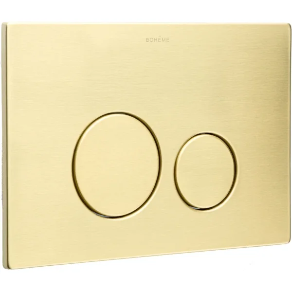 Кнопка смыва Boheme 649-MG для инсталляции, золотой матовый