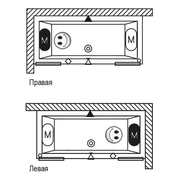 Ванна акриловая Riho Lugo BT0600500000000 200x90 с тонким бортом
