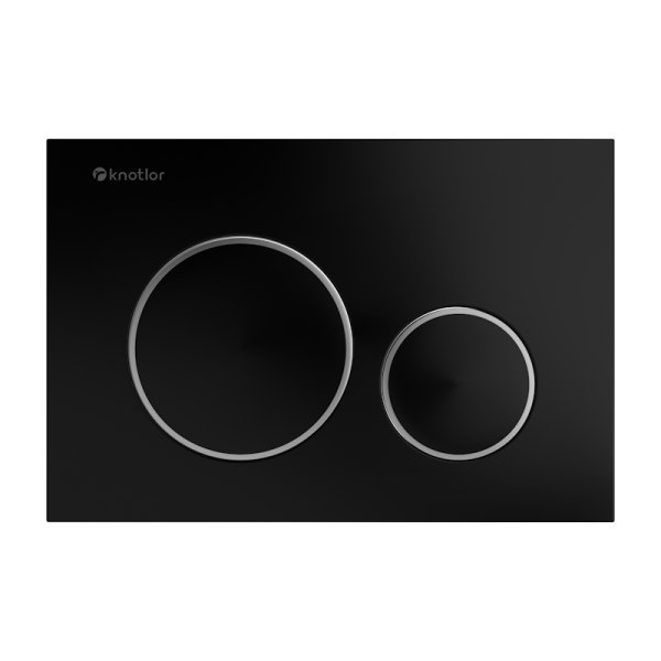 Клавиша смыва Knotlor BIS104BLC, черный