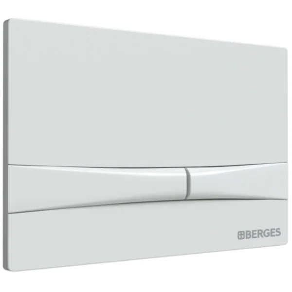 Кнопка смыва Berges Novum F1 040051 для инсталляции, белый глянец