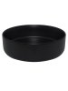 Раковина накладная круглая, AQUAme AQM5012 цвет черный матовый 355x355x120