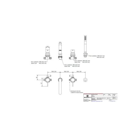 Смеситель IB Rubinetterie Industria EID396CC_1 для ванны, хром