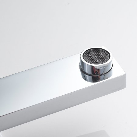 Смеситель для раковины однорычажный с гайкой Shevanik S9611, Хром