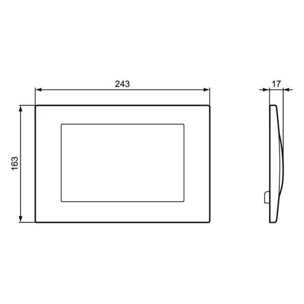 Кнопка смыва Ideal Standard ProSys Septa Pro R0128MY хром