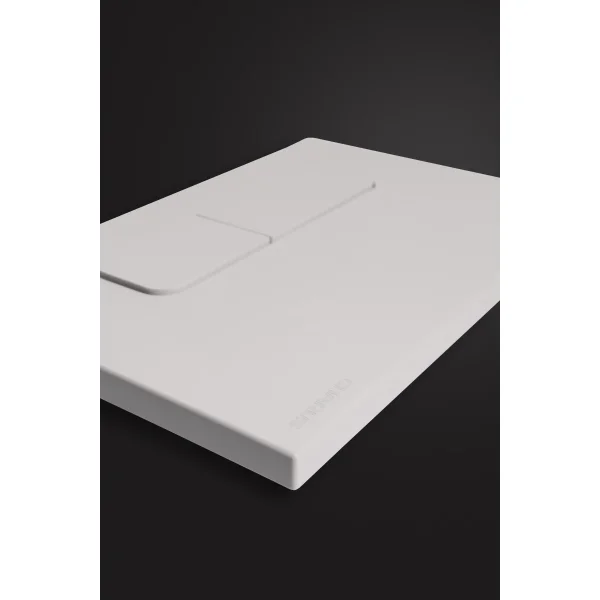 Кнопка смыва Charus Elegia FP.320.12.01 для инсталляции, белый матовый