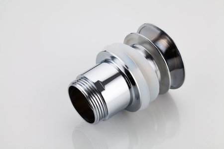 Донный клапан для раковины с переливом Frap F60, хром