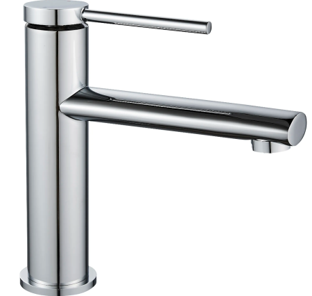 Смеситель для раковины (умывальника) REA OVAL CHROME хром низкий, REA-B6514
