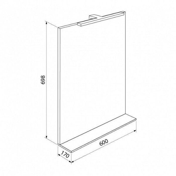 Зеркало IDDIS Harizma 60 (HAYRR6CQ00RD0iBH98NB)