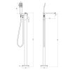 Смеситель для ванны Lemark Unit (LM4544C)
