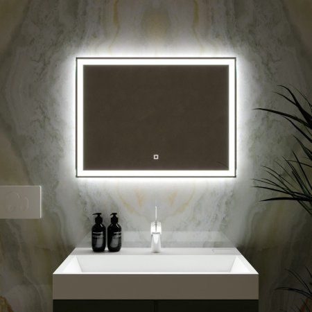Зеркало SILVER MIRRORS 800*600 открытая подсветка, сенсорный выключатель Norma-Lite (LED-00002595)