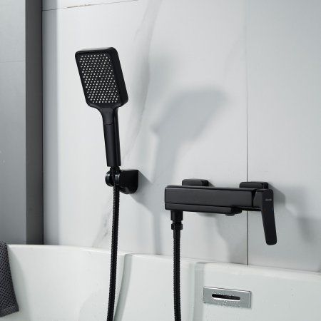 Смеситель для ванны однорычажный  Shevanik S9952H, Черный