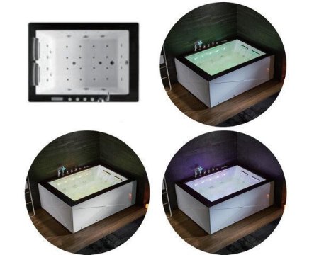 Акриловая ванна Gemy G9259 с гидромассажем