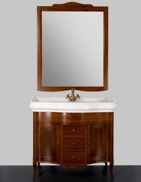 Тумба с раковиной Tiffany World Sofia 7604 100 орех