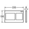 Кнопка смыва Viega Visign for Style 21 773236 хром глянцевый