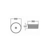 Раковина Comforty 103 MB черная матовая